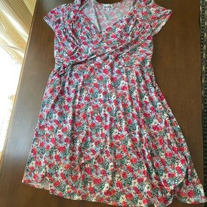 Leota stretchy floral dress